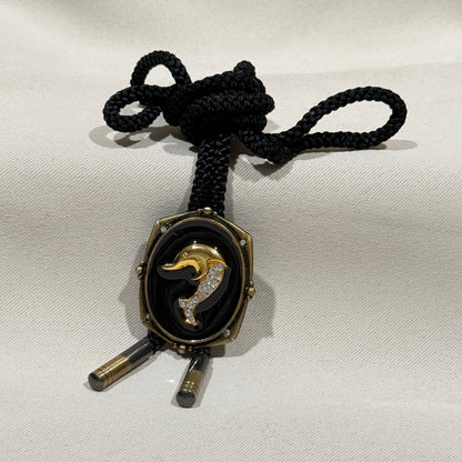 "Dolphin Glam" Vintage Bolo Tie