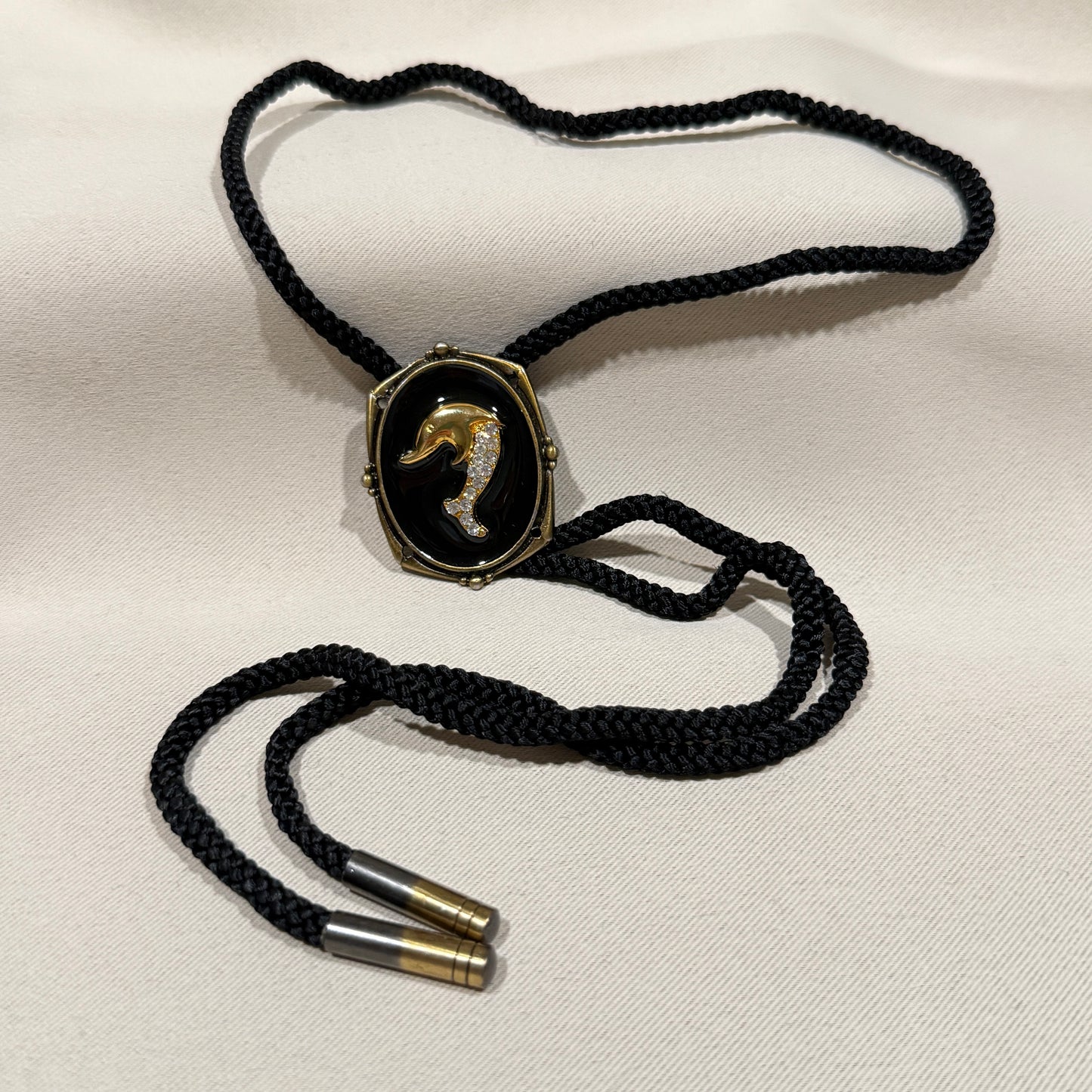 "Dolphin Glam" Vintage Bolo Tie
