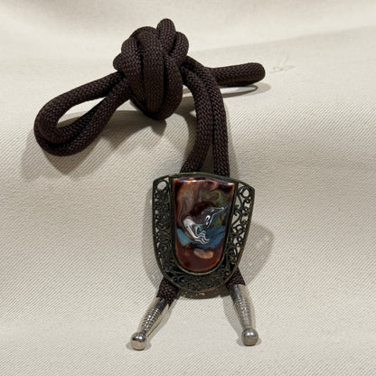 "Sedona Swirl" Vintage Bolo Tie