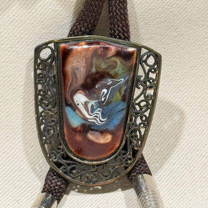 "Sedona Swirl" Vintage Bolo Tie