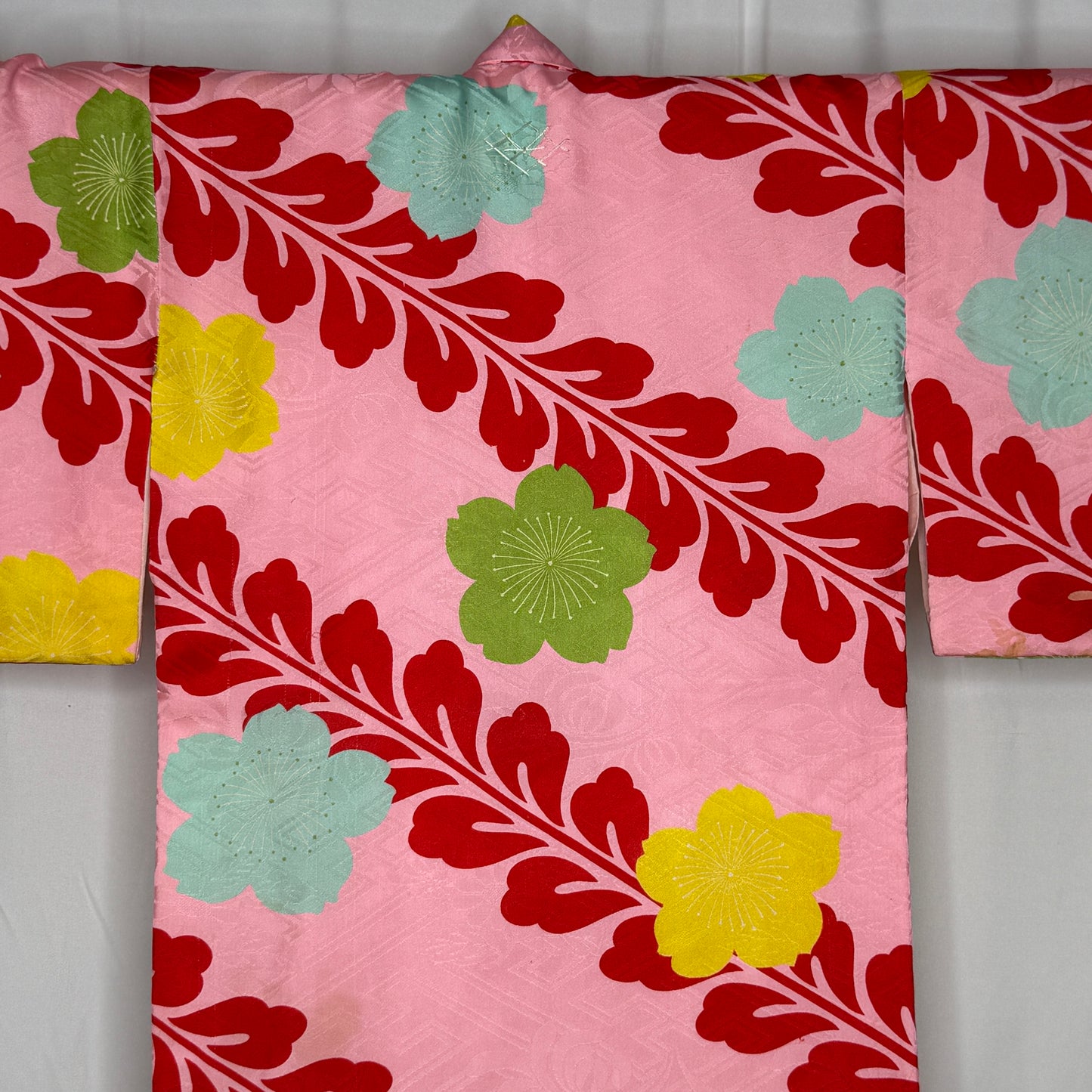 "Padded Pink" Vintage Girl's Kimono and Vest