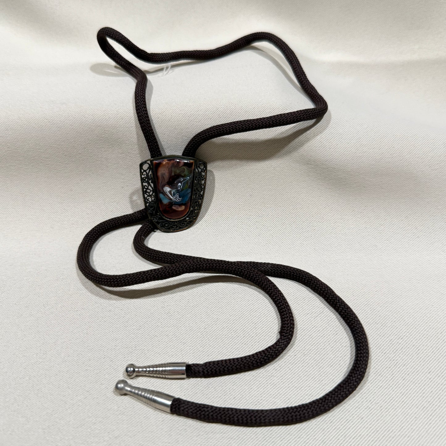 "Sedona Swirl" Vintage Bolo Tie