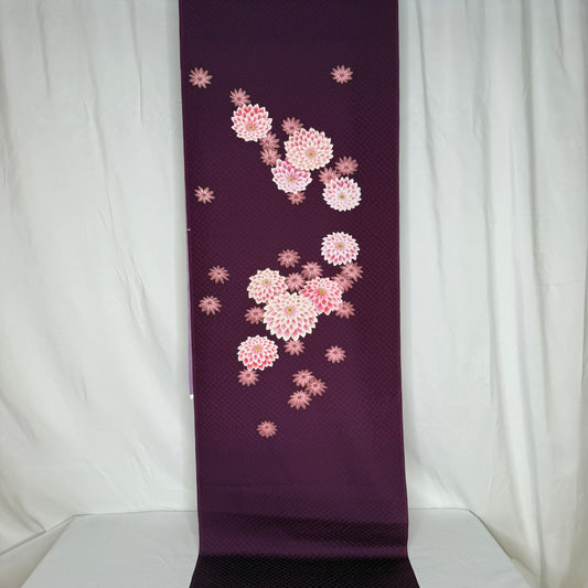 "Furisode Mums" Vintage Kimono Yardage