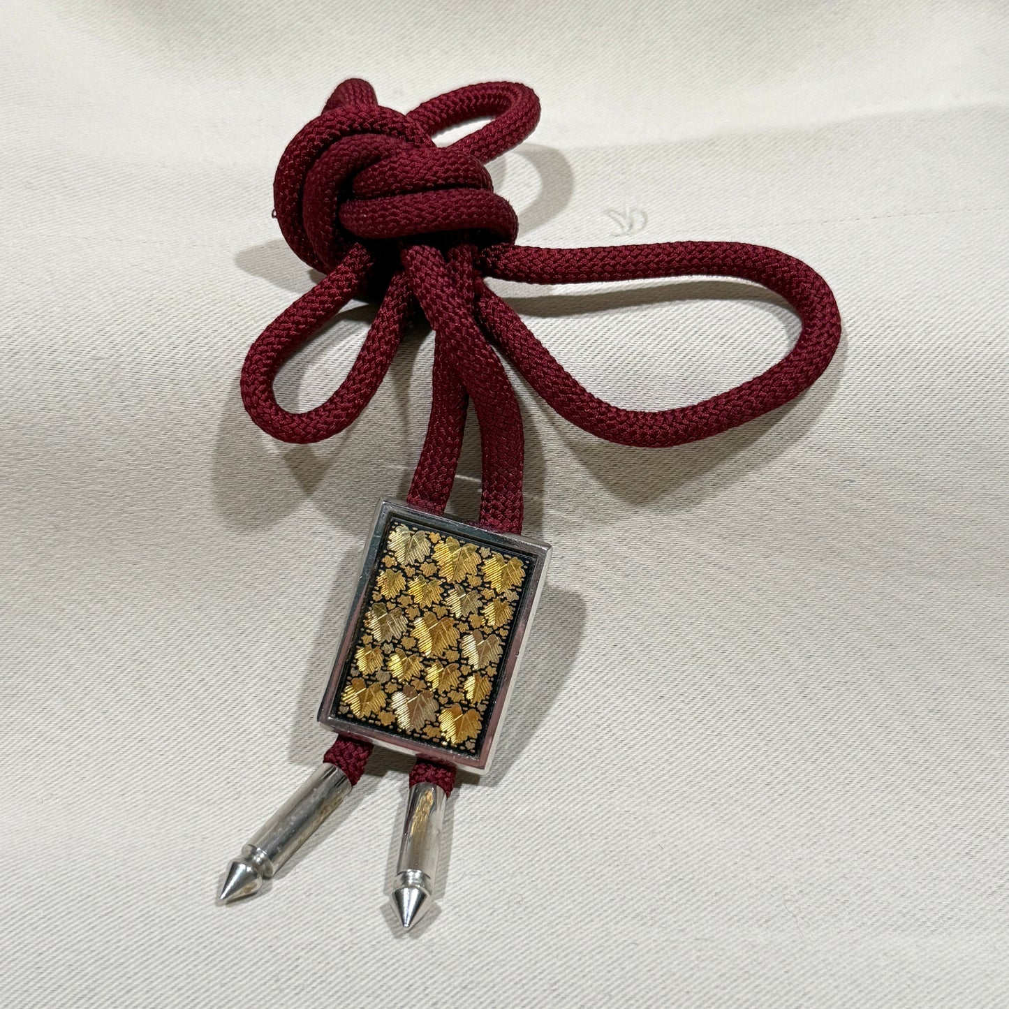 "Autumn Ivy" Vintage Bolo Tie