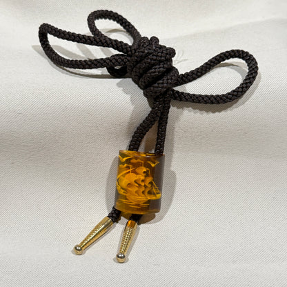 "Amber Voyage" Vintage Bolo Tie