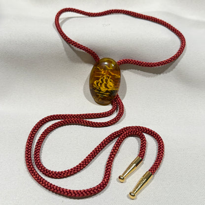 "Golden Harbor" Vintage Bolo Tie