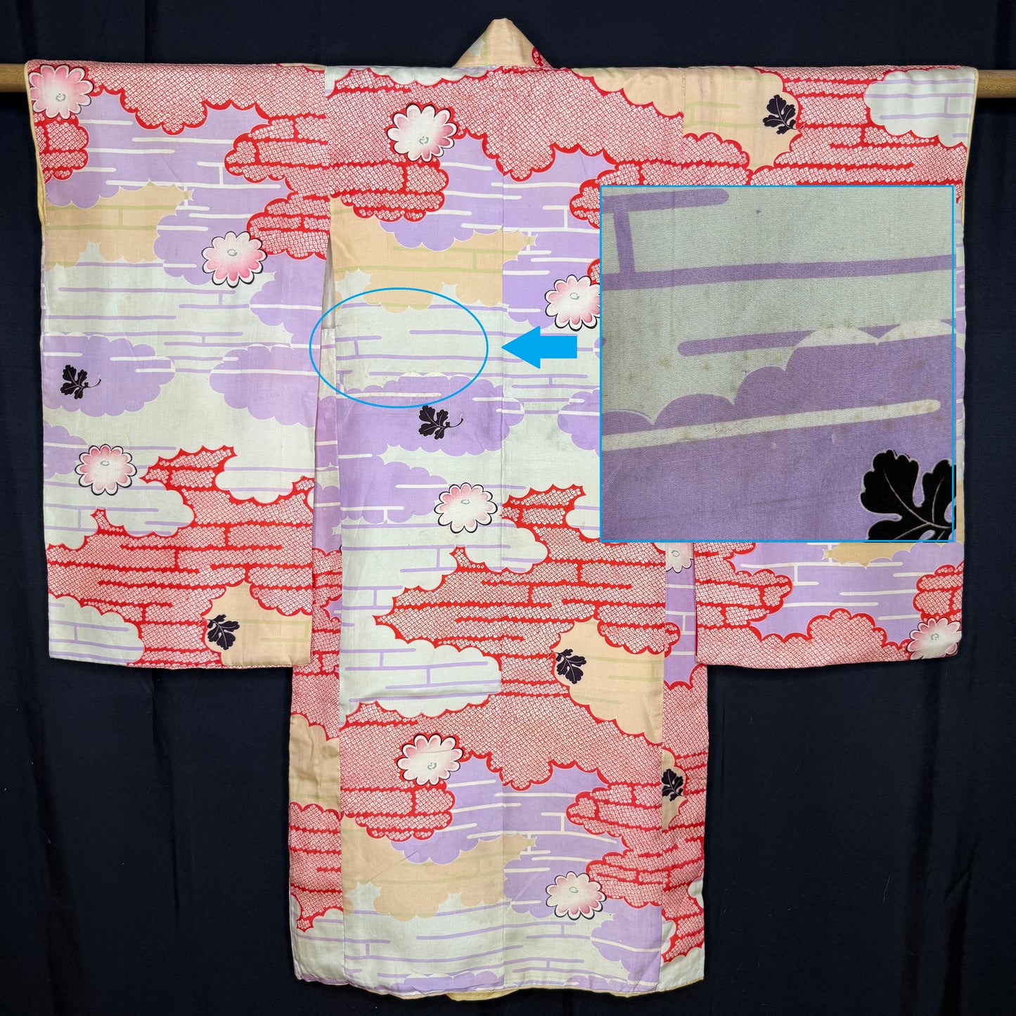 "Pastel Horizon" Vintage Girl's Kimono