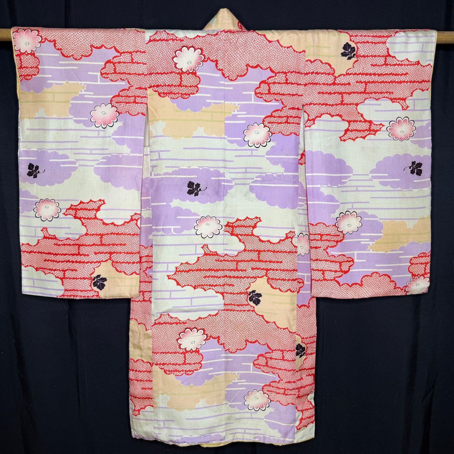 "Pastel Horizon" Vintage Girl's Kimono