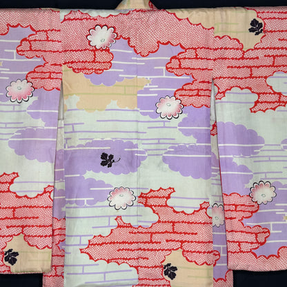 "Pastel Horizon" Vintage Girl's Kimono
