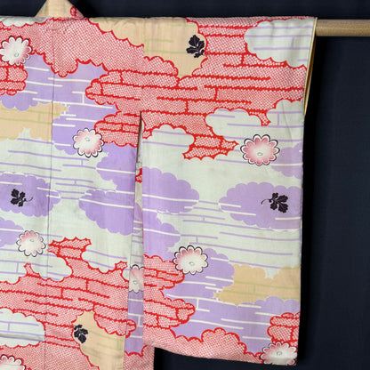 "Pastel Horizon" Vintage Girl's Kimono