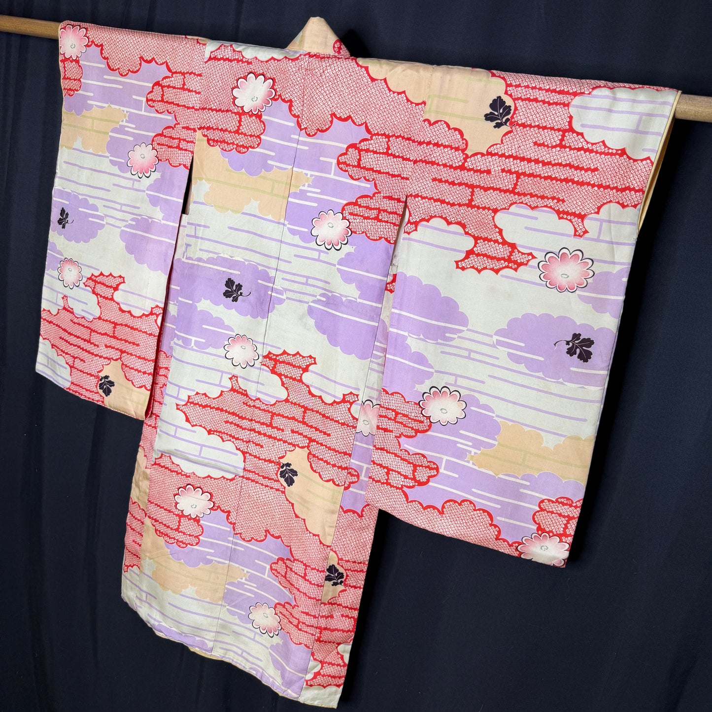 "Pastel Horizon" Vintage Girl's Kimono
