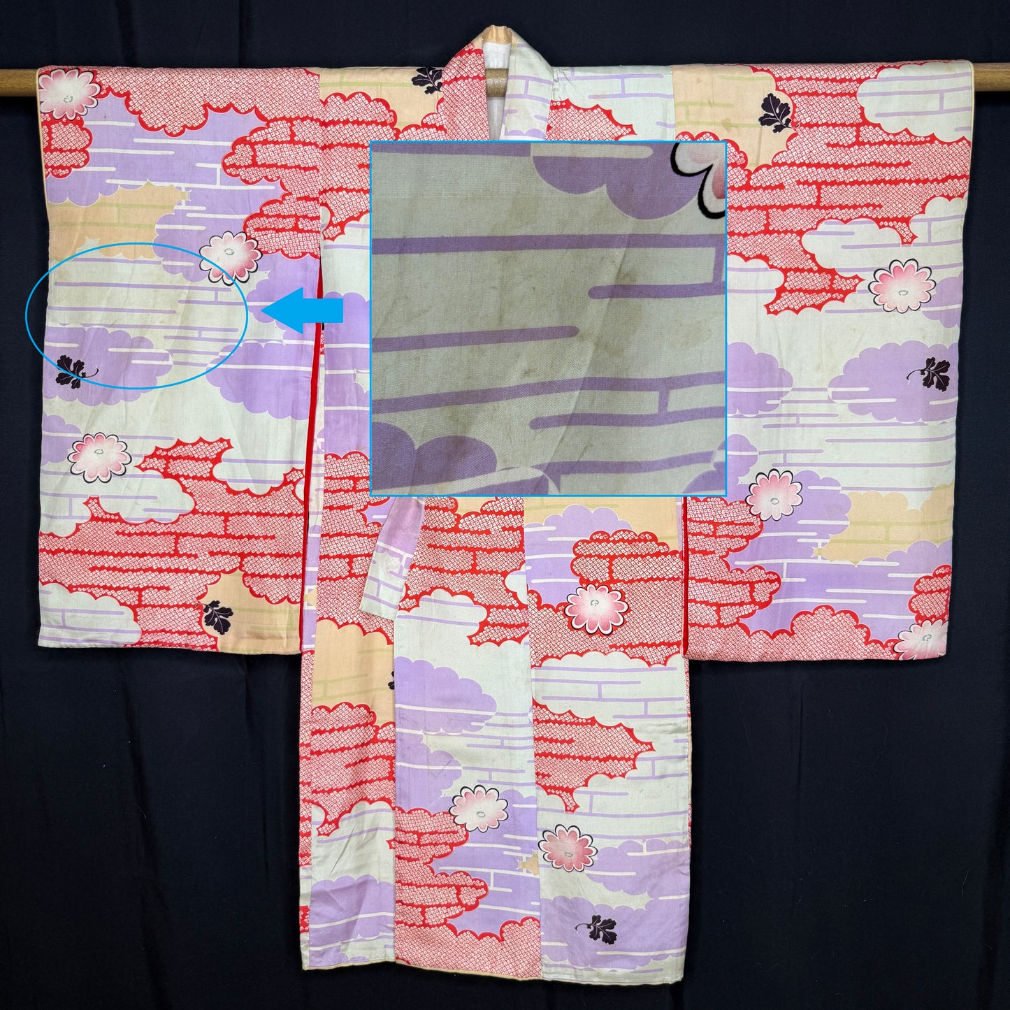 "Pastel Horizon" Vintage Girl's Kimono