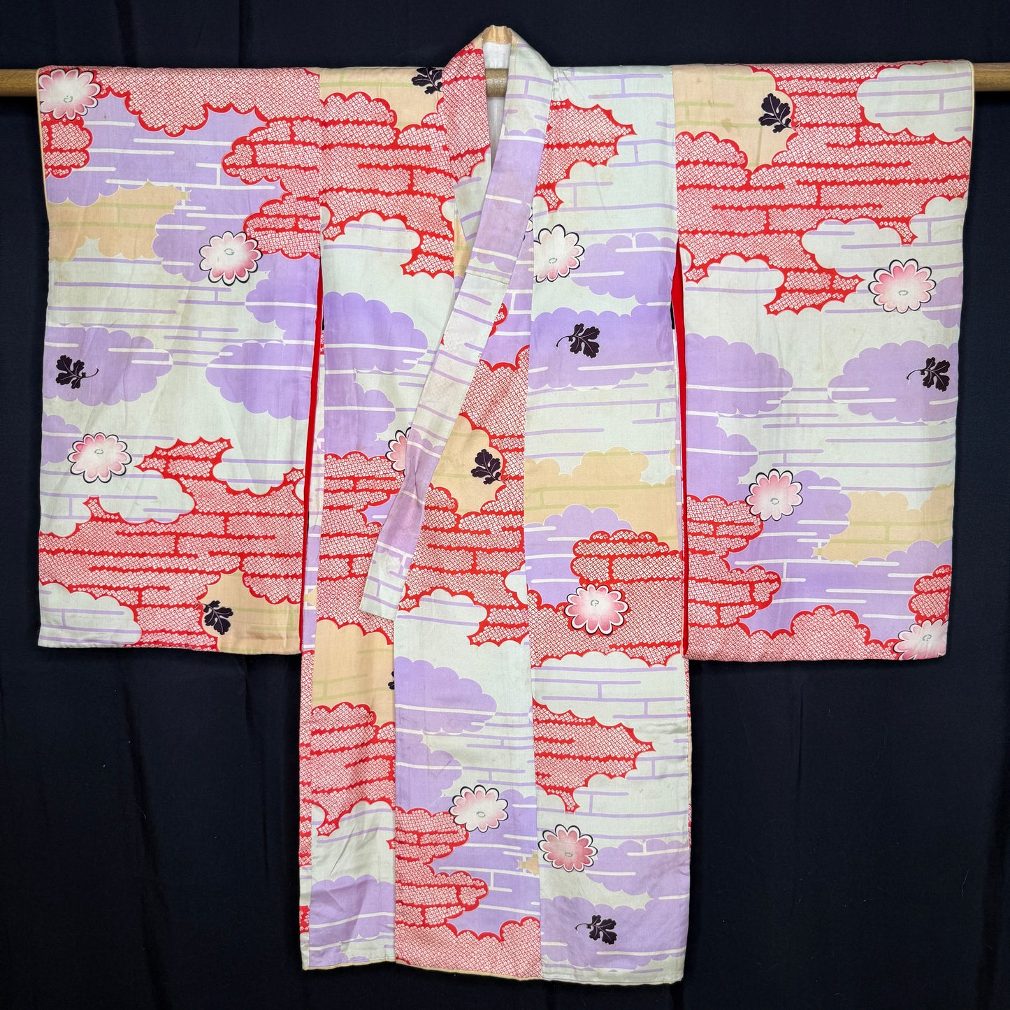 "Pastel Horizon" Vintage Girl's Kimono