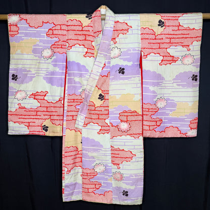 "Pastel Horizon" Vintage Girl's Kimono