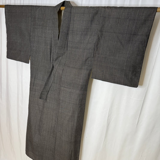 "Shadow Grid" Man's Casual Kimono