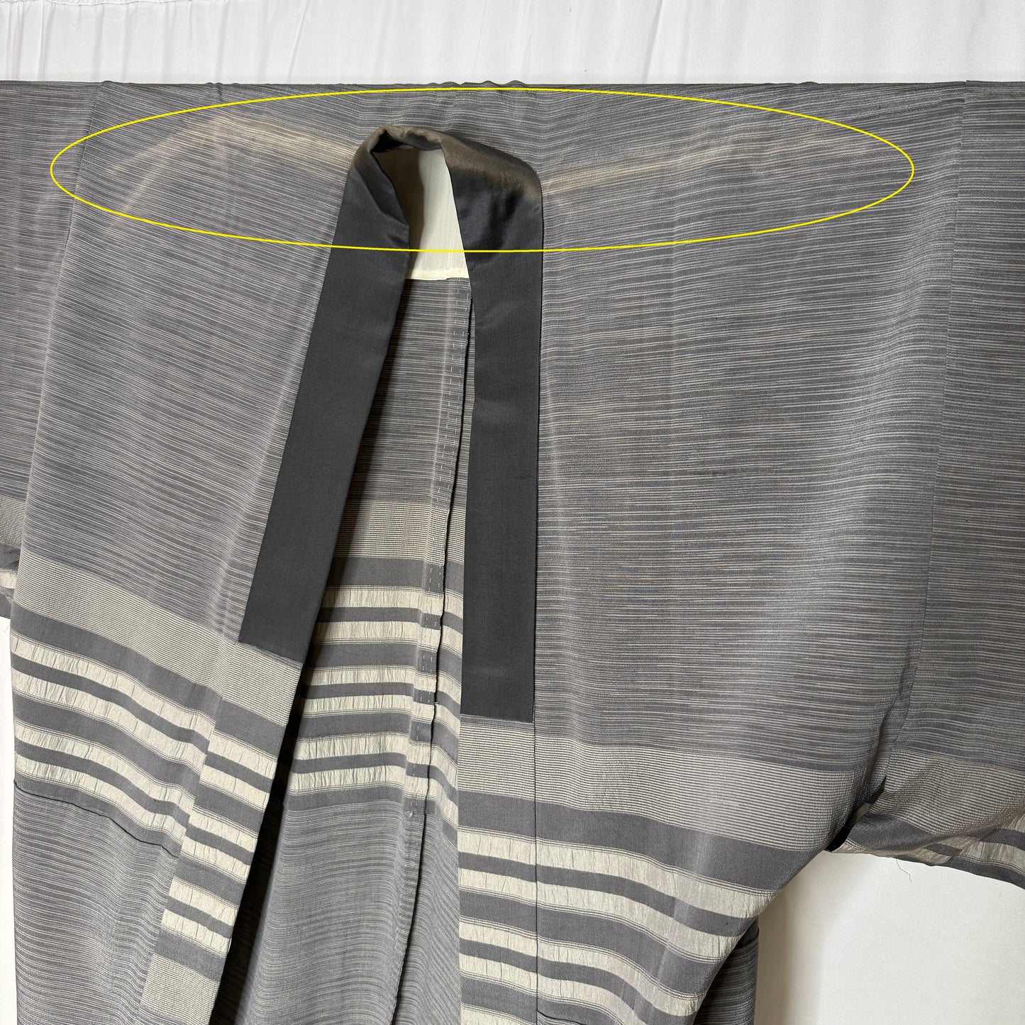 "Stone Bands" Man's Juban Underkimono