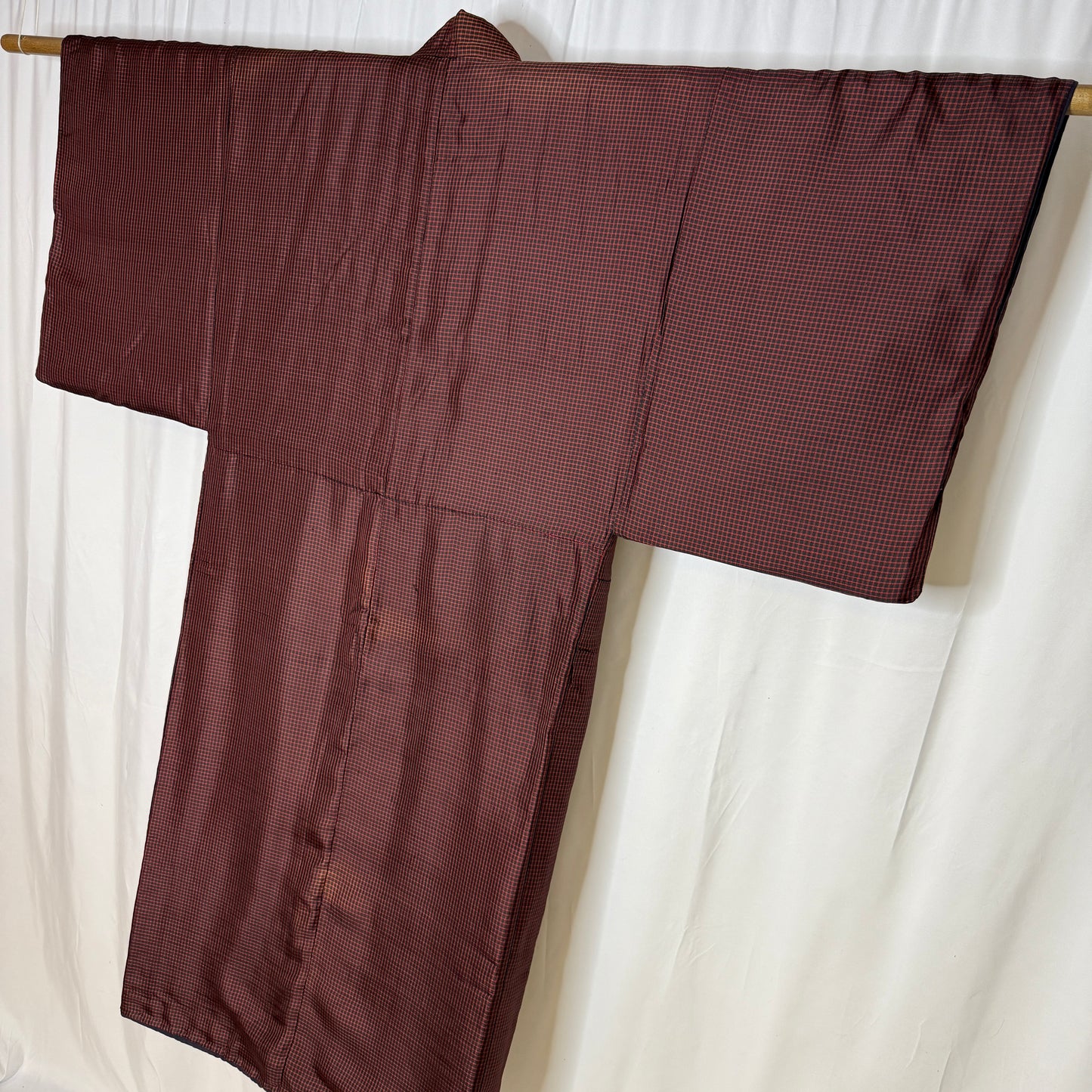 "Checkers" Man's Casual Kimono
