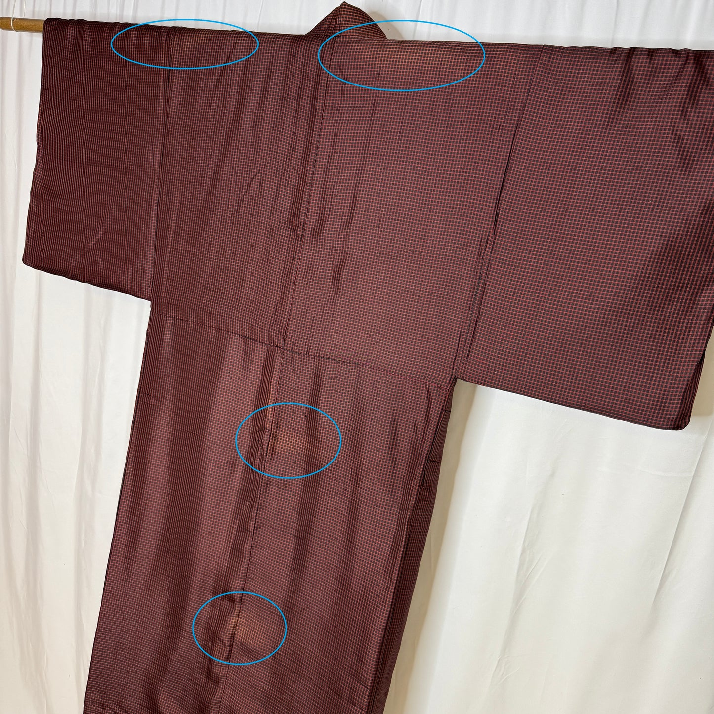 "Checkers" Man's Casual Kimono