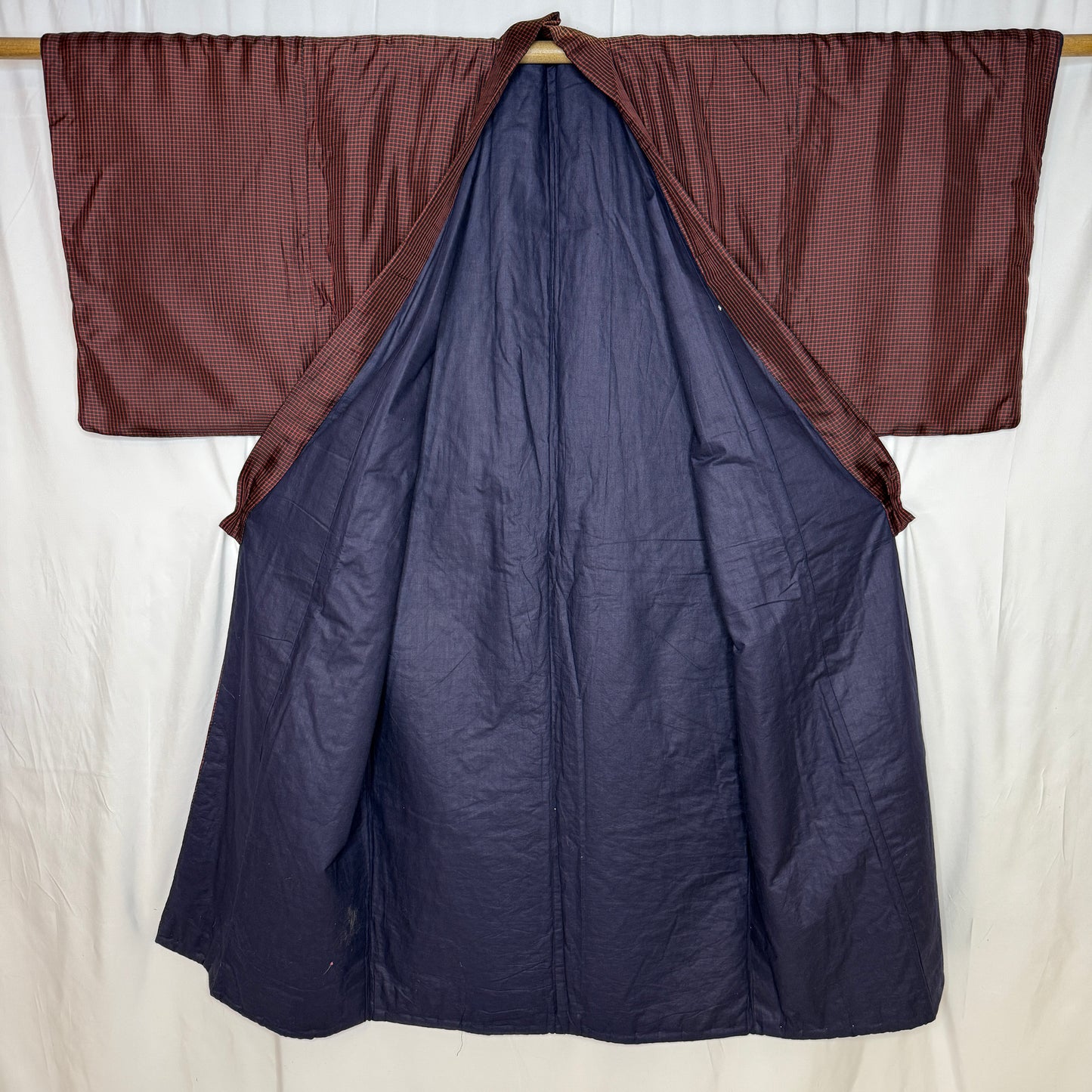 "Checkers" Man's Casual Kimono