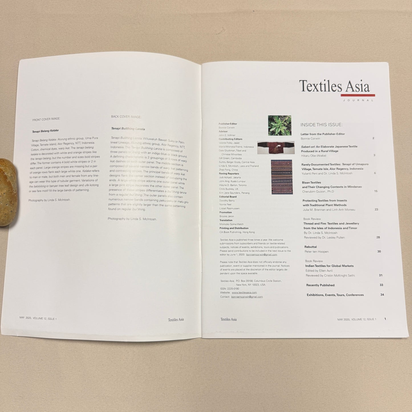 "Textiles Asia" Journal Set of Two