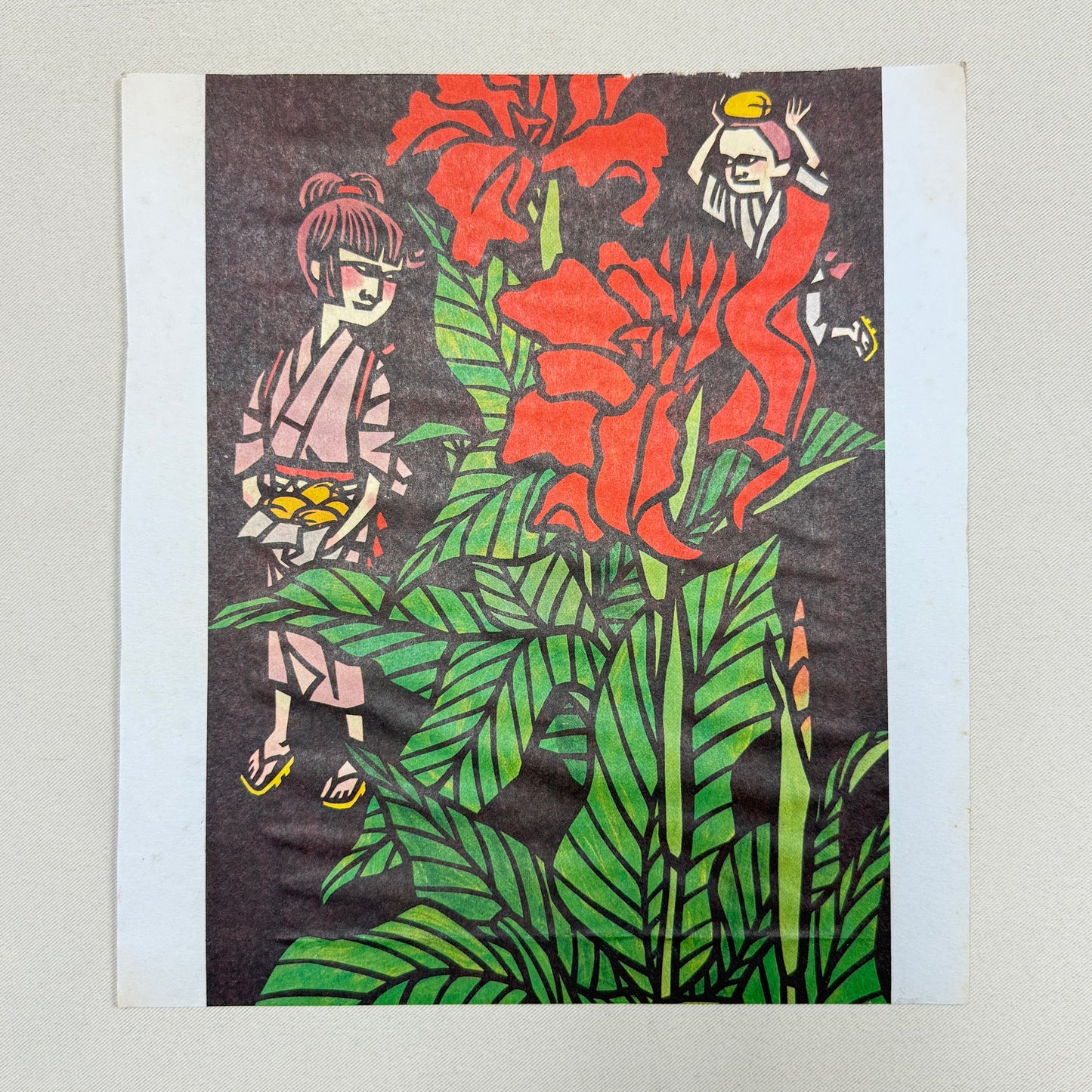 "Goldfish, Eggplant, Lilies" - Jiro Takidaira Print Set