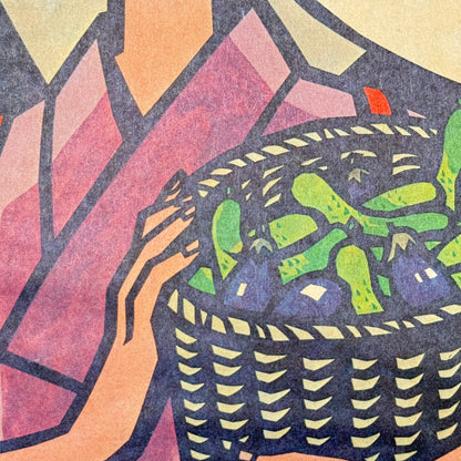 "Goldfish, Eggplant, Lilies" - Jiro Takidaira Print Set
