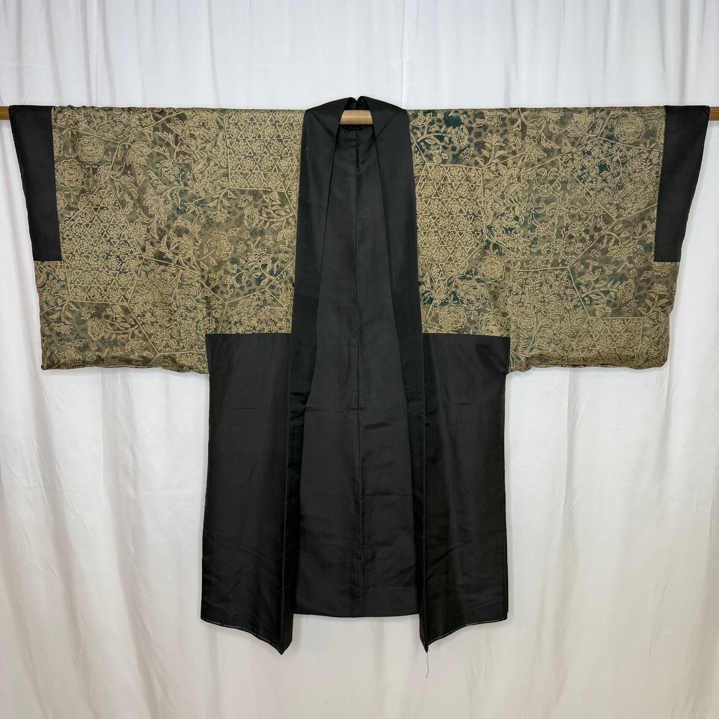 "Floral Mosaic" Vintage Man's Haori