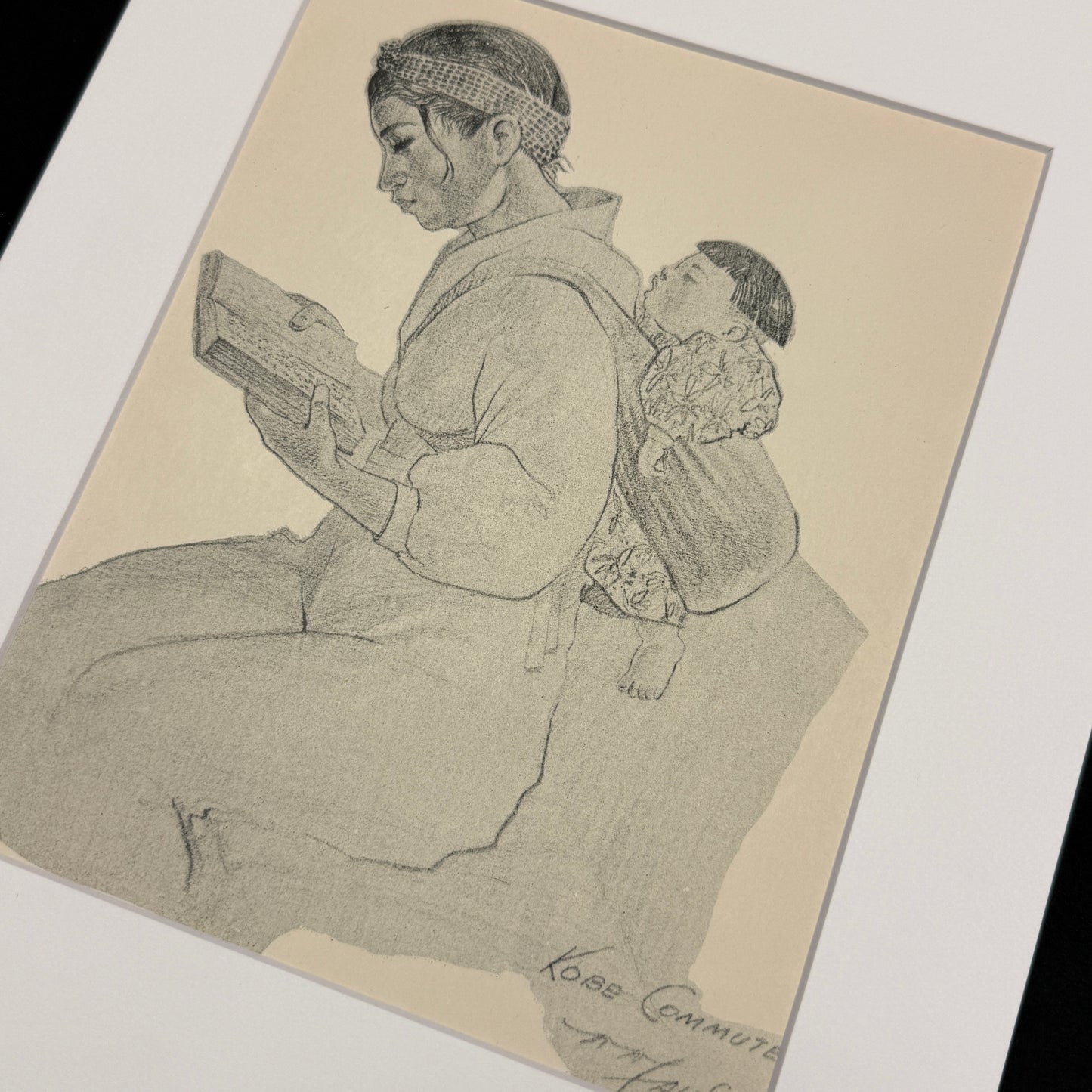 "Kobe Commuter" - Vintage Matted Print