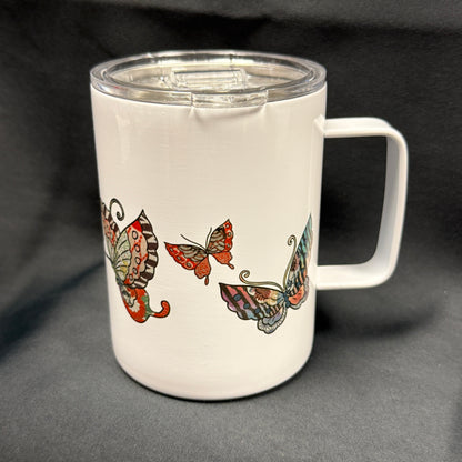 "Butterflies" Japanique Insulated Mug