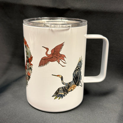 "Cranes" Japanique Insulated Mug