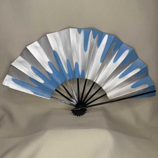"Arctic Wave" Vintage Dance Folding Fan