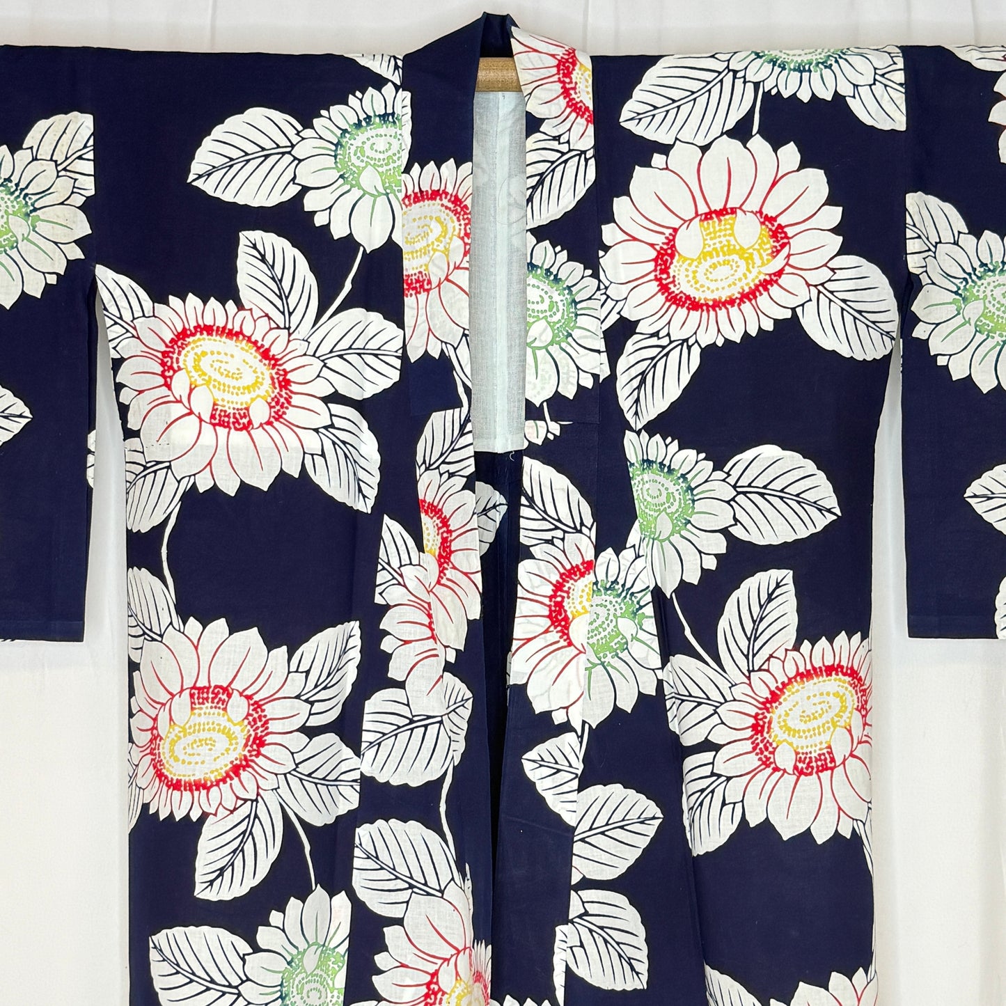 "Summer Blooms" Vintage Japanese Yukata