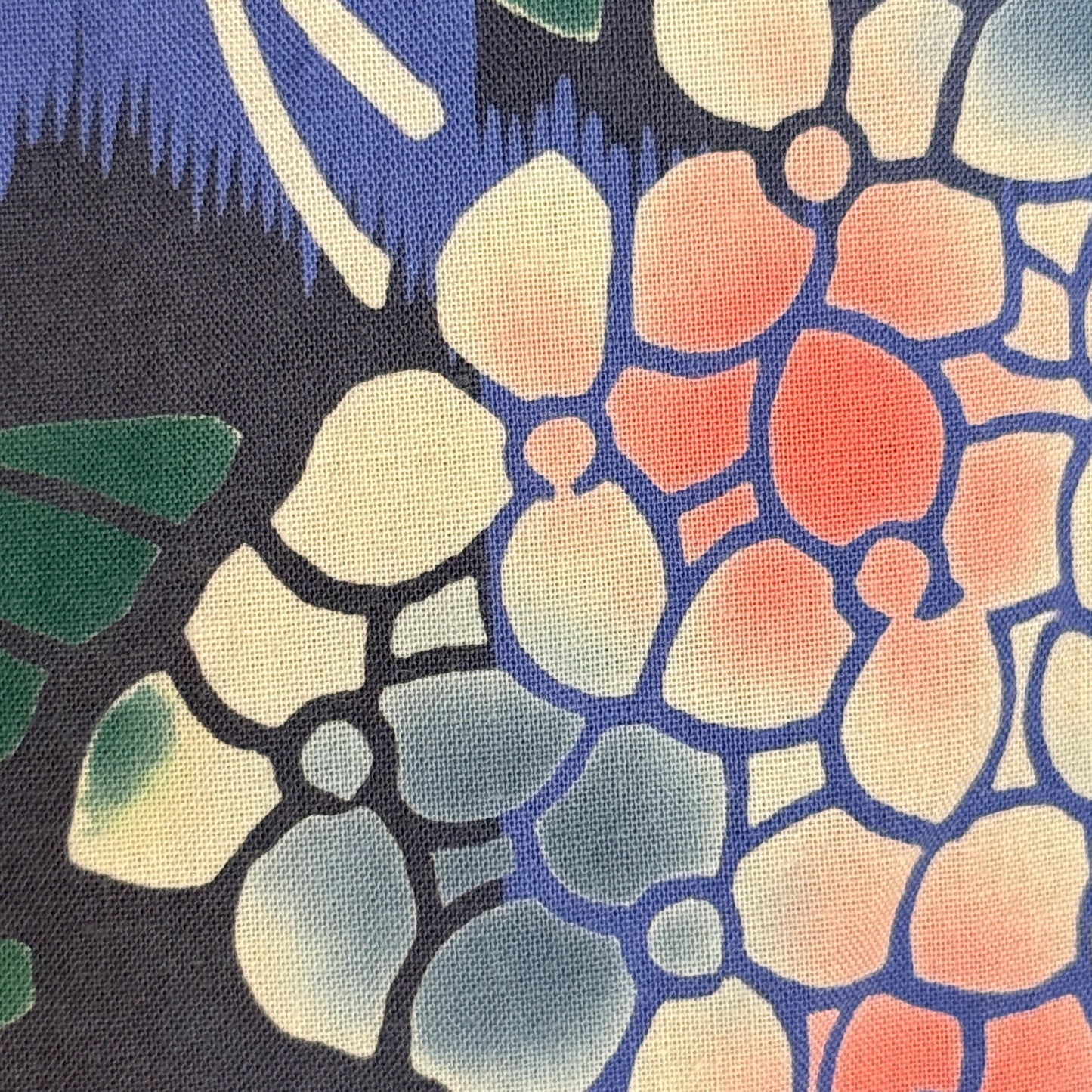 "Summer Hydrangea" Vintage Japanese Yukata