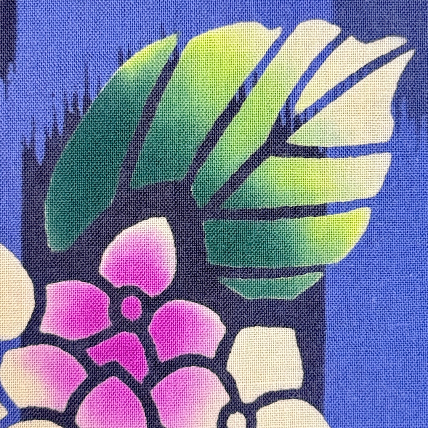 "Summer Hydrangea" Vintage Japanese Yukata