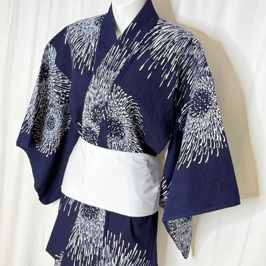 "Summer Sparks" Vintage Japanese Yukata