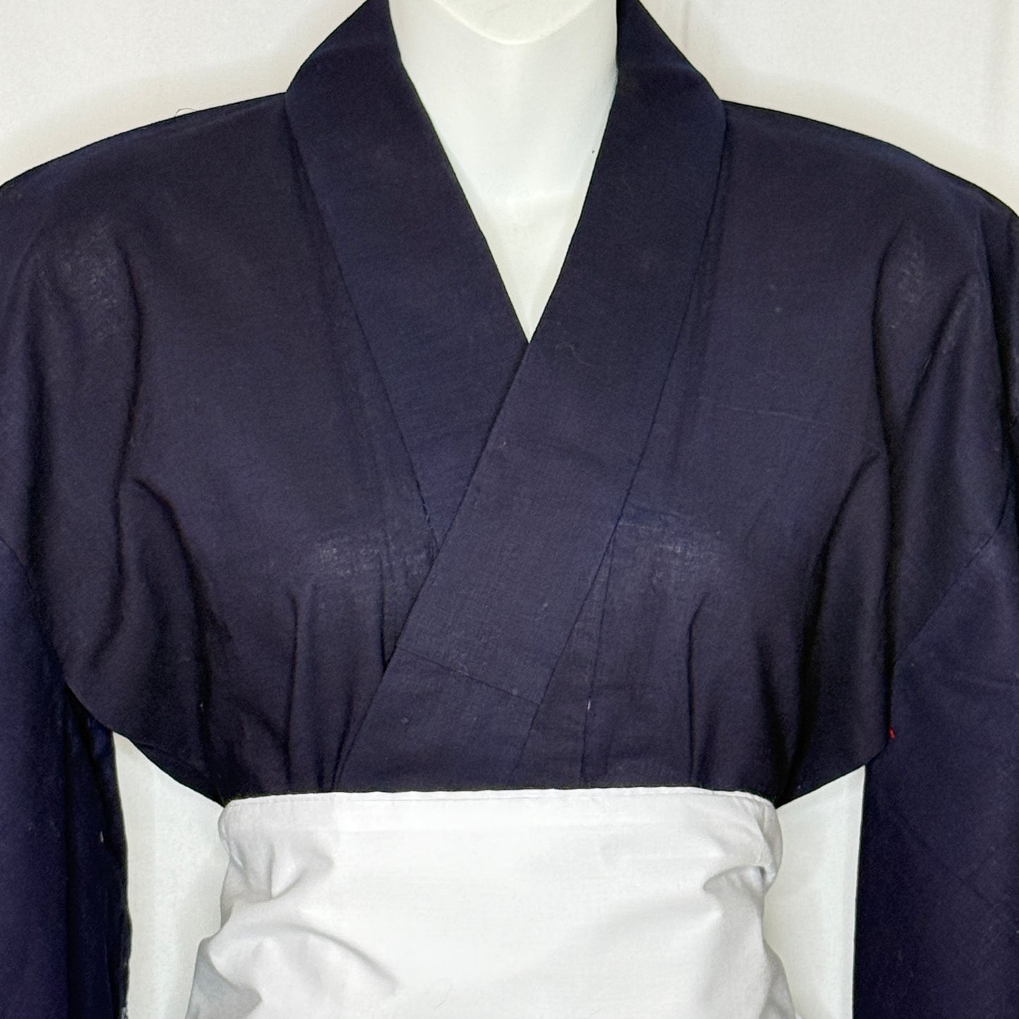 "Indigo Petals" Vintage Japanese Yukata