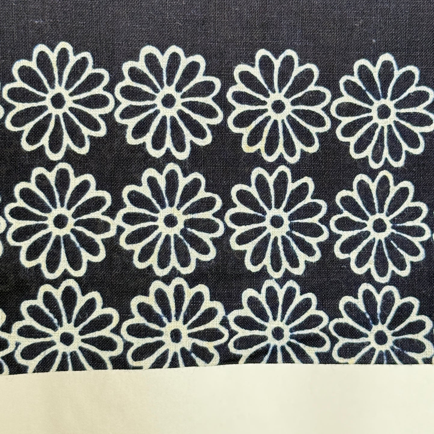 "Indigo Petals" Vintage Japanese Yukata