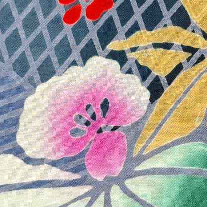 "Iris Breeze" Vintage Japanese Yukata