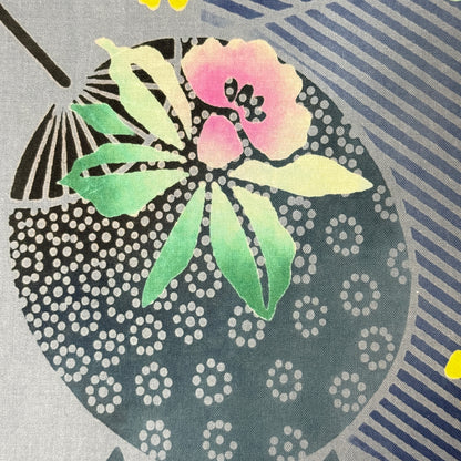 "Iris Breeze" Vintage Japanese Yukata