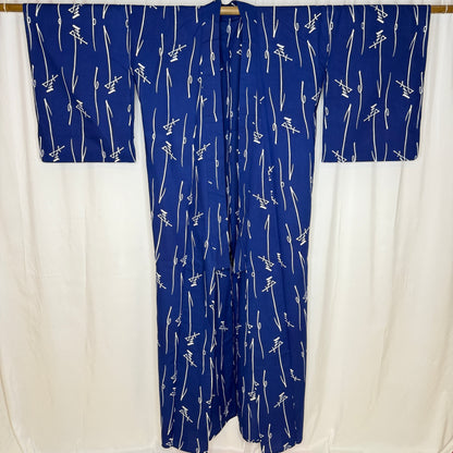 "Auspicious Kotobuki" Vintage Japanese Yukata