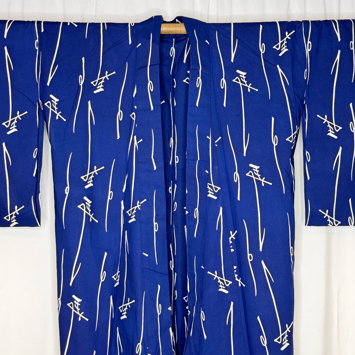 "Auspicious Kotobuki" Vintage Japanese Yukata