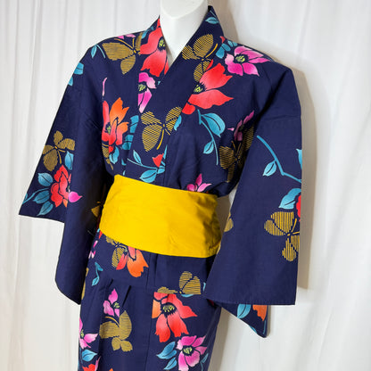 "Summer Flutter" Vintage Japanese Yukata