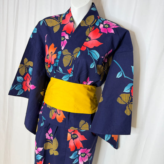 "Summer Flutter" Vintage Japanese Yukata