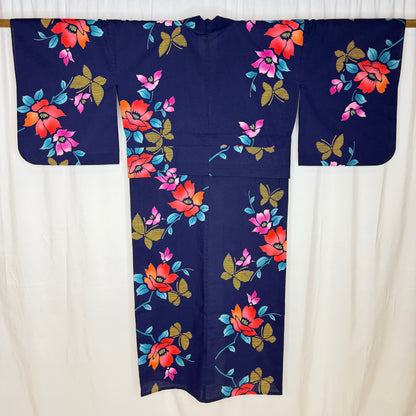 "Summer Flutter" Vintage Japanese Yukata