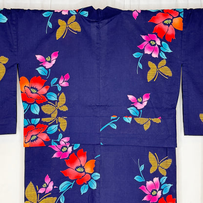 "Summer Flutter" Vintage Japanese Yukata