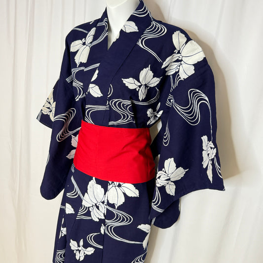"River Iris" Vintage Japanese Yukata