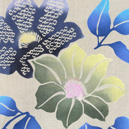 "Patterned Seasons" Vintage Japanese Yukata