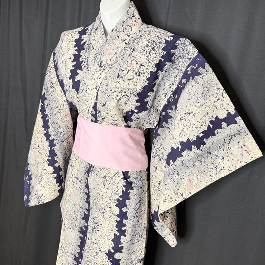 "Maple Cascade" Vintage Japanese Yukata