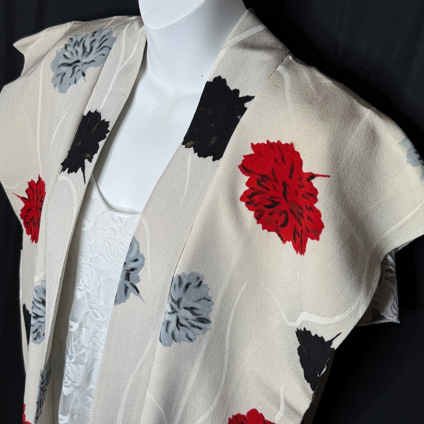 "Floral Sway" Japanique Tunic Vest