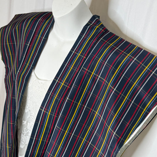 "Blue Plaid" Japanique Tunic Vest